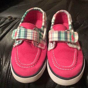 Girls boat shoes